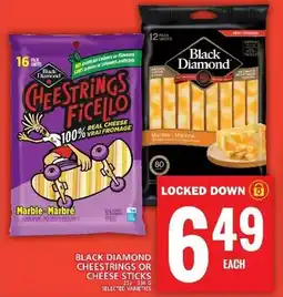 Food Basics BLACK DIAMOND CHEESTRINGS OR CHEESE STICKS offer