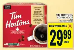 Food Basics TIM HORTONS COFFEE PODS offer