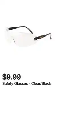 Mark's Safety Glasses - Clear/Black offer