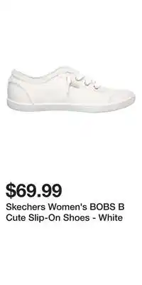 Mark's Skechers Women's BOBS B Cute Slip-On Shoes - White offer