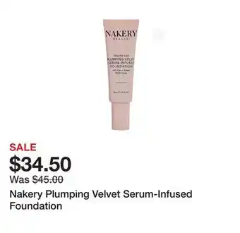 TSC Stores Nakery Plumping Velvet Serum-Infused Foundation offer