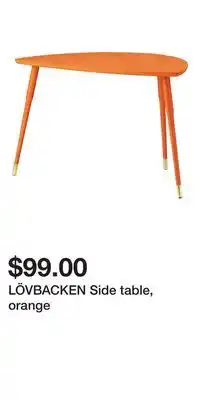 IKEA LÖVBACKEN Side table, orange offer