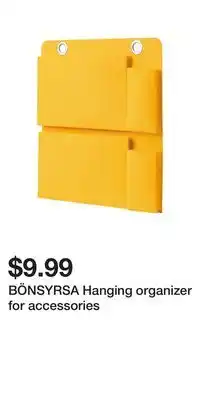 IKEA BÖNSYRSA Hanging organizer for accessories offer