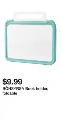 IKEA BÖNSYRSA Book holder, foldable offer