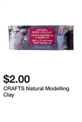 Dollarama CRAFTS Natural Modelling Clay offer