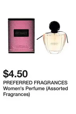 Dollarama PREFERRED FRAGRANCES Women's Perfume (Assorted Fragrances) offer