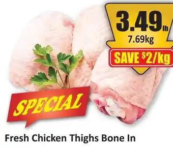 Starsky Fresh Chicken Thighs Bone In offer