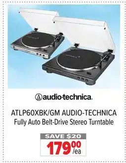2001 Audio Video AUDIO-TECHNICA Fully Auto Belt-Drive Stereo Turntable offer