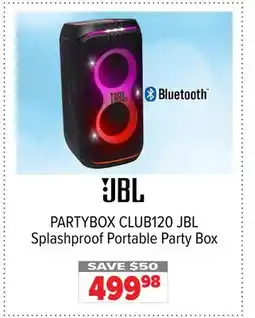 2001 Audio Video PARTYBOX JBL Splashproof Portable Party Box offer