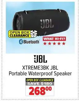 2001 Audio Video JBL Portable Waterproof Speaker 268 offer