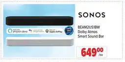 2001 Audio Video Sonos Dolby Atmos Smart Sound Bar offer