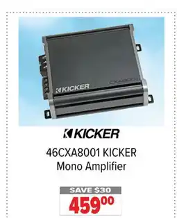2001 Audio Video KICKER Mono Amplifier offer