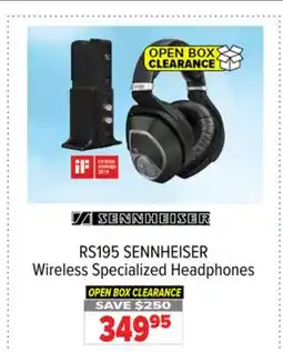 2001 Audio Video SENNHEISER Wireless Specialized Headphones offer