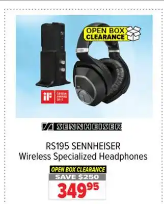 2001 Audio Video SENNHEISER Wireless Specialized Headphones offer