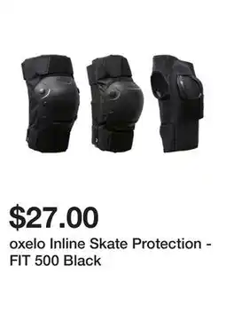 Decathlon oxelo Inline Skate Protection - FIT 500 Black offer
