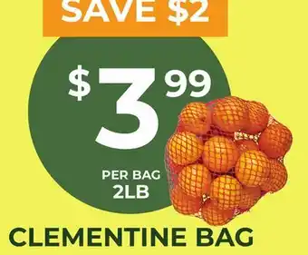 Food World Supermarket CLEMENTINE BAG offer