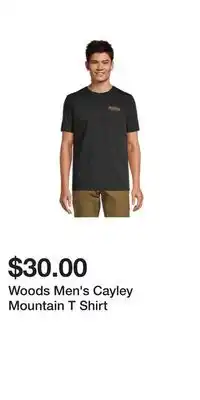 Sport Chek Woods Men's Cayley Mountain T Shirt offer