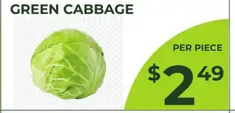 Food World Supermarket GREEN CABBAGE offer