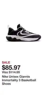 Sport Chek Nike Unisex Giannis Immortality 3 Basketball Shoes offer