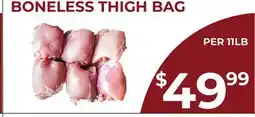Food World Supermarket BONELESS THIGH BAG offer