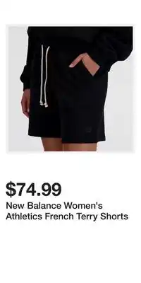 Sport Chek New Balance Women's Athletics French Terry Shorts offer