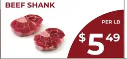 Food World Supermarket BEEF SHANK offer