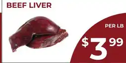 Food World Supermarket BEEF LIVER offer
