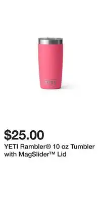 Sport Chek YETI Rambler 10 oz Tumbler with MagSlider Lid offer