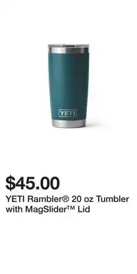 Sport Chek YETI Rambler 20 oz Tumbler with MagSlider Lid offer