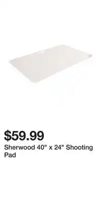 Sport Chek Sherwood 40 x 24 Shooting Pad offer