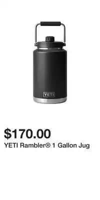 Sport Chek YETI Rambler 1 Gallon Jug offer