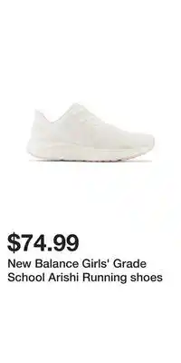 Sport Chek New Balance Girls' Grade School Arishi Running shoes offer