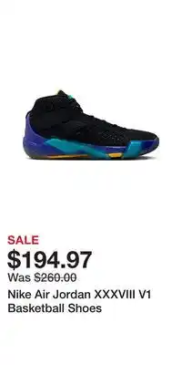 Sport Chek Nike Air Jordan XXXVIII V1 Basketball Shoes offer