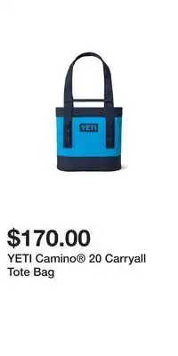 Sport Chek YETI Camino 20 Carryall Tote Bag offer