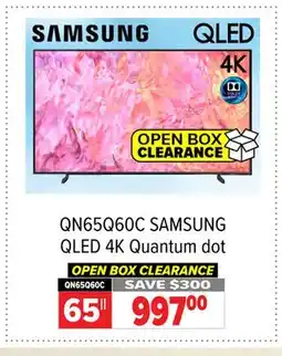 2001 Audio Video SAMSUNG 65 QLED 4K Quantum dot TV offer