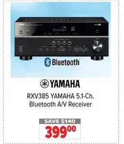 2001 Audio Video YAMAHA 5.1-Ch. Bluetooth A/V Receiver offer
