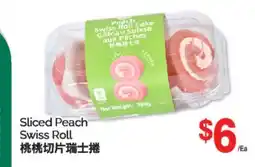 T&T Supermarket SLICED PEACH SWISS ROLL offer