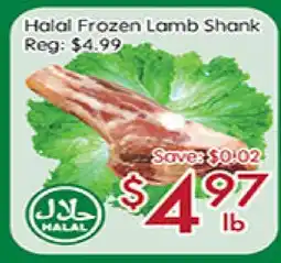 Sunny Food Mart Halal Frozen Lamb Shank offer