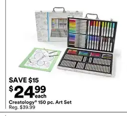 Michaels Creatology 150 pc. Art Set offer