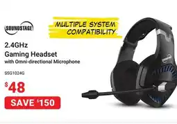 Visions Electronics SOUNDSTAGE 2.4GHz Gaming Headset offer