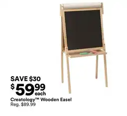 Michaels Creatology Wooden Easel offer