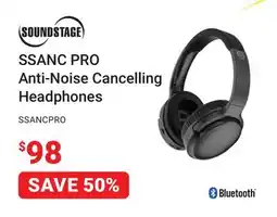 Visions Electronics Soundstage SSANC PRO Anti-Noise Cancelling Headphones offer
