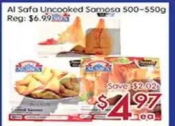 Sunny Food Mart Al Safa Uncooked Samosa offer