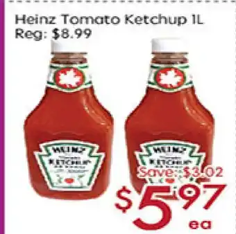 Sunny Food Mart Heinz Tomato Ketchup 1L offer