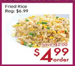 Sunny Food Mart Fried Rice offer