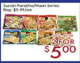 Sunny Food Mart Surati Paratha/Naan Series offer
