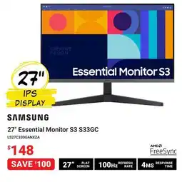 Visions Electronics 27 Essential Monitor S3 S33GC offer