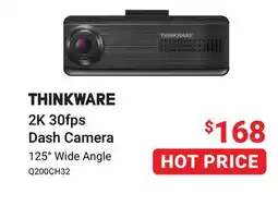 Visions Electronics Thinkware 2K 30fps Dash Camera offer