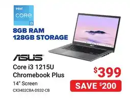 Visions Electronics Asus Core i3 1215U Chromebook Plus offer