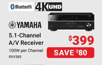 Visions Electronics Yamaha 5.1-Channel A/V Receiver offer